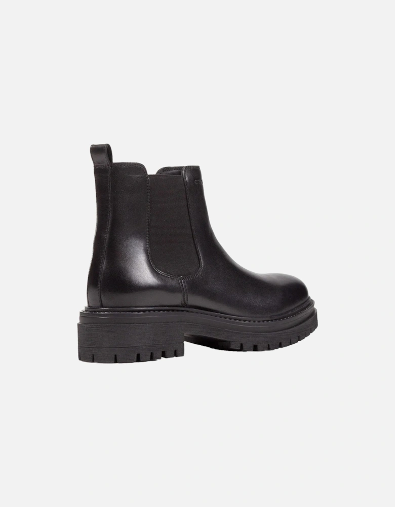 Womens/Ladies D Iridea B Leather Ankle Boots