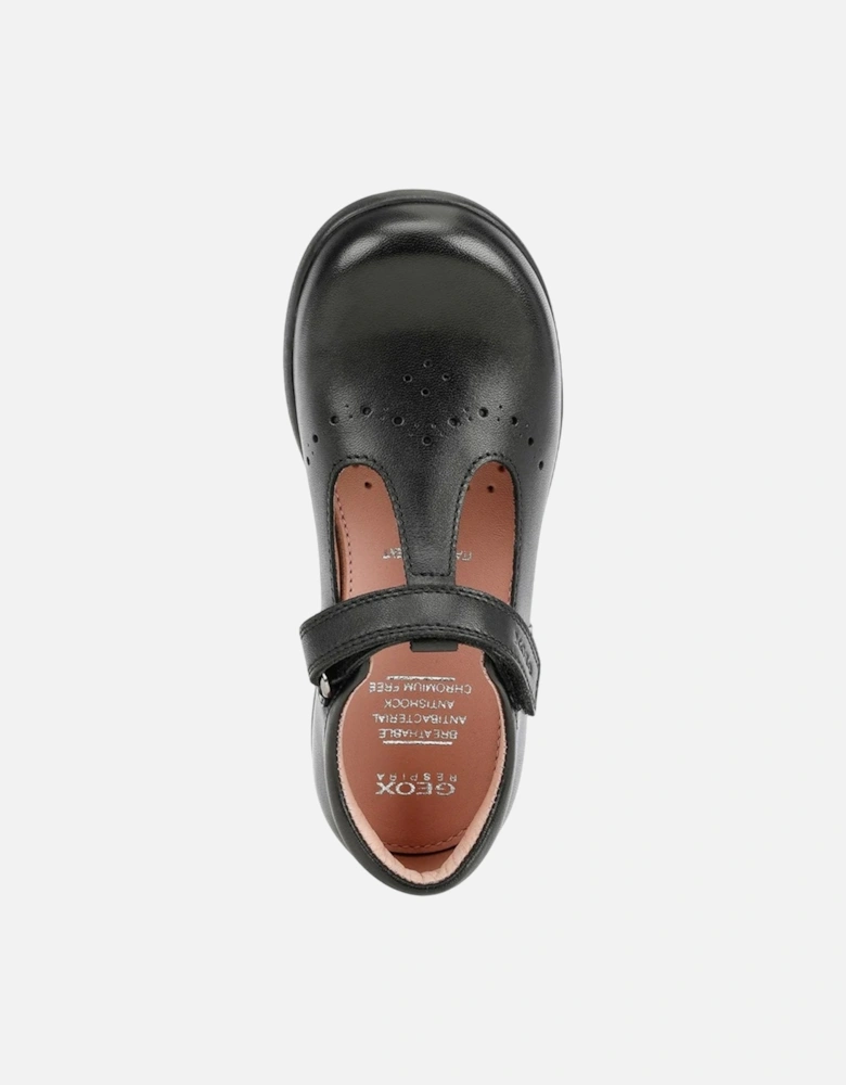 Girls Naimara Leather Ballerina Flats