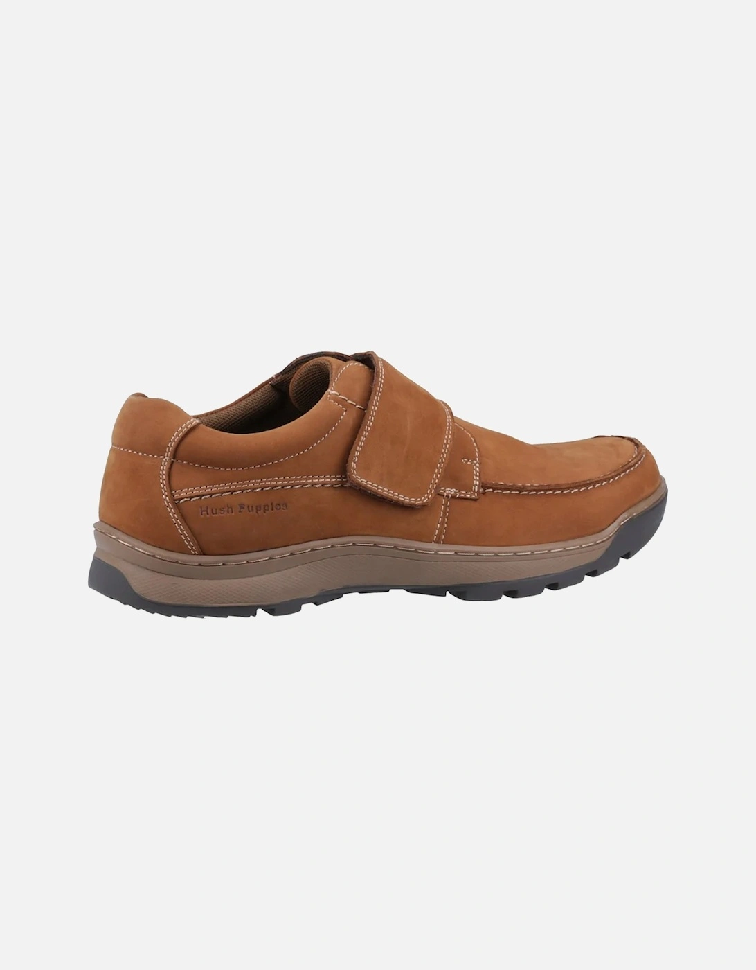 Mens Casper Leather Touch Fastening Casual Shoes