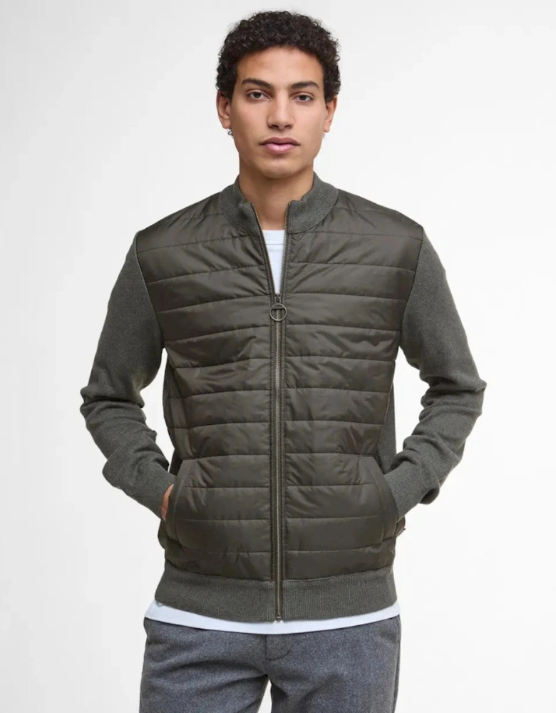 Ess Carn Zip Sweater OL51 Olive