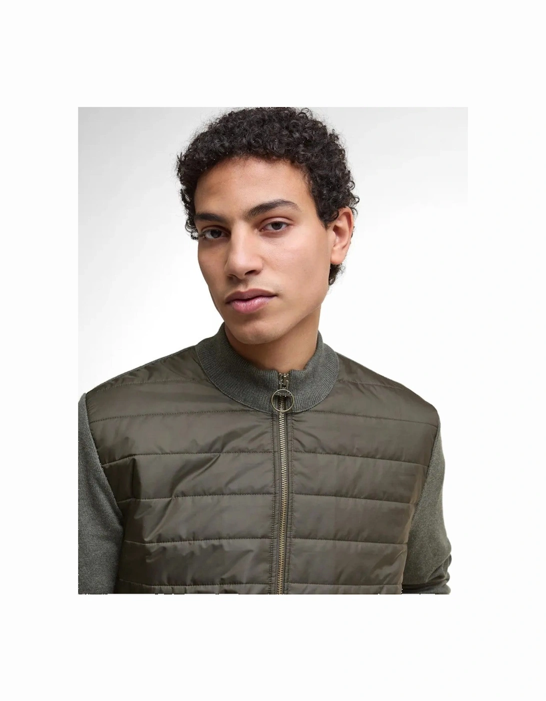 Ess Carn Zip Sweater OL51 Olive