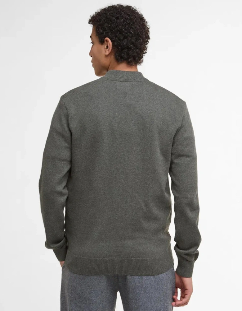 Ess Carn Zip Sweater OL51 Olive