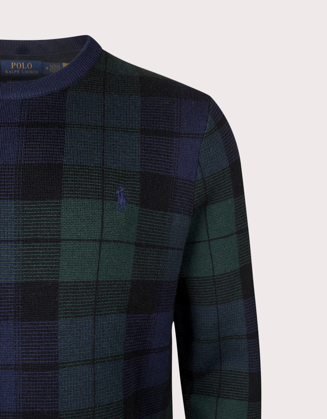 Plaid Wool Sweatshirt
