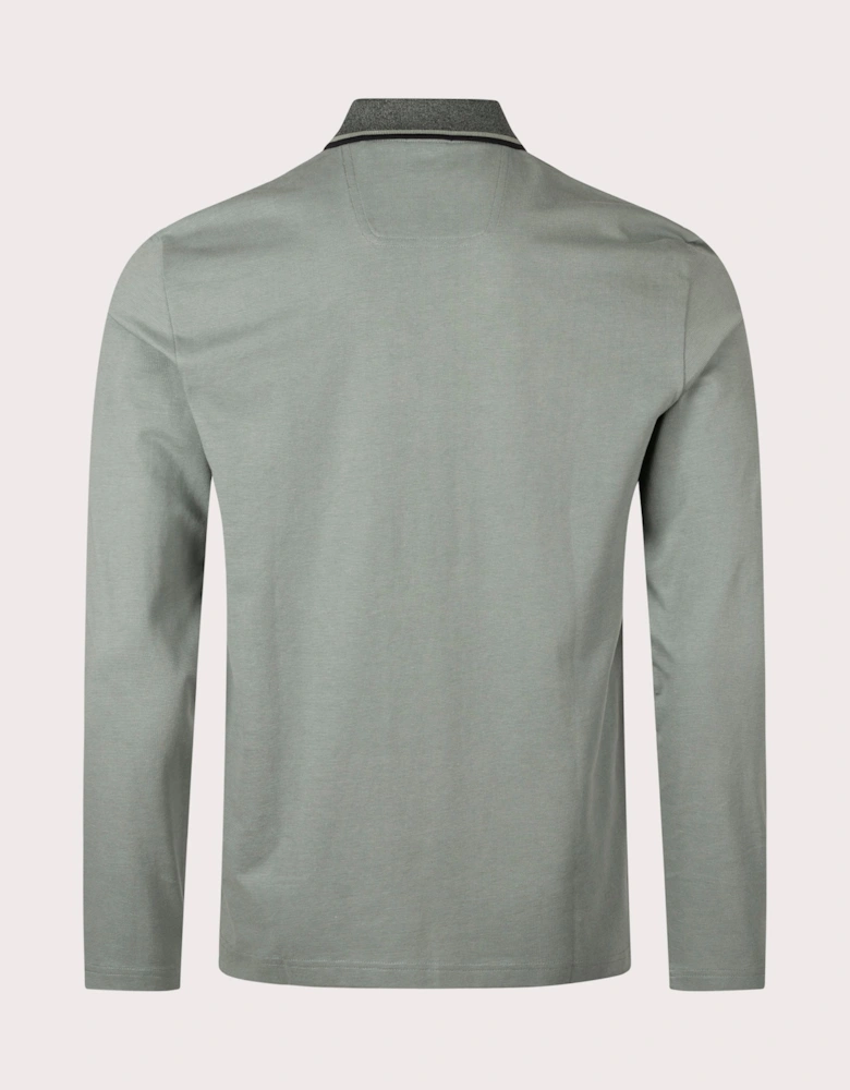 Long Sleeve League Plisy Polo Shirt