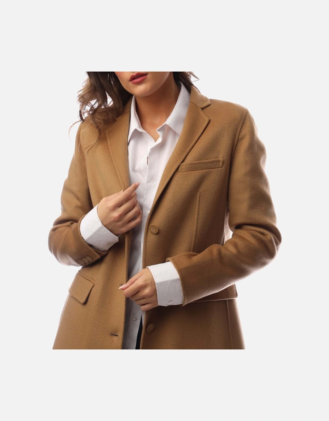 Lapelled Mid-Length Coat