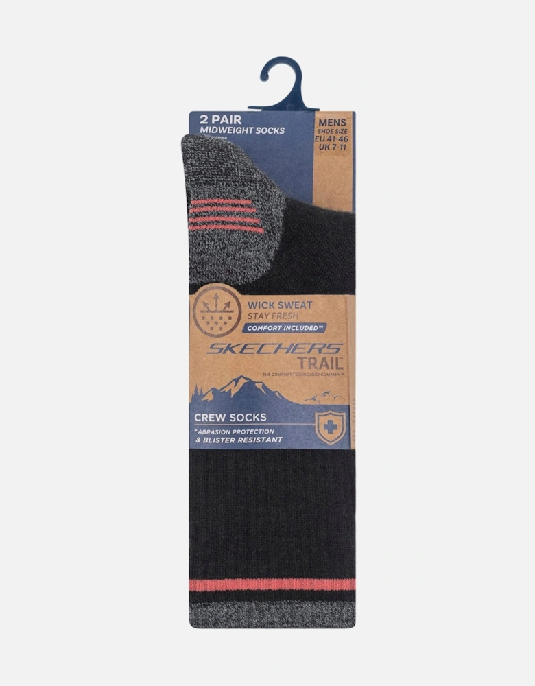 2 Pack of Trail Crew Socks
