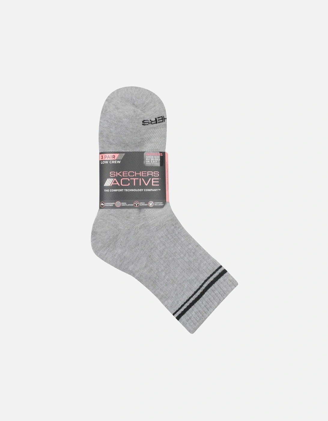 3 Pack of Low Crew Socks
