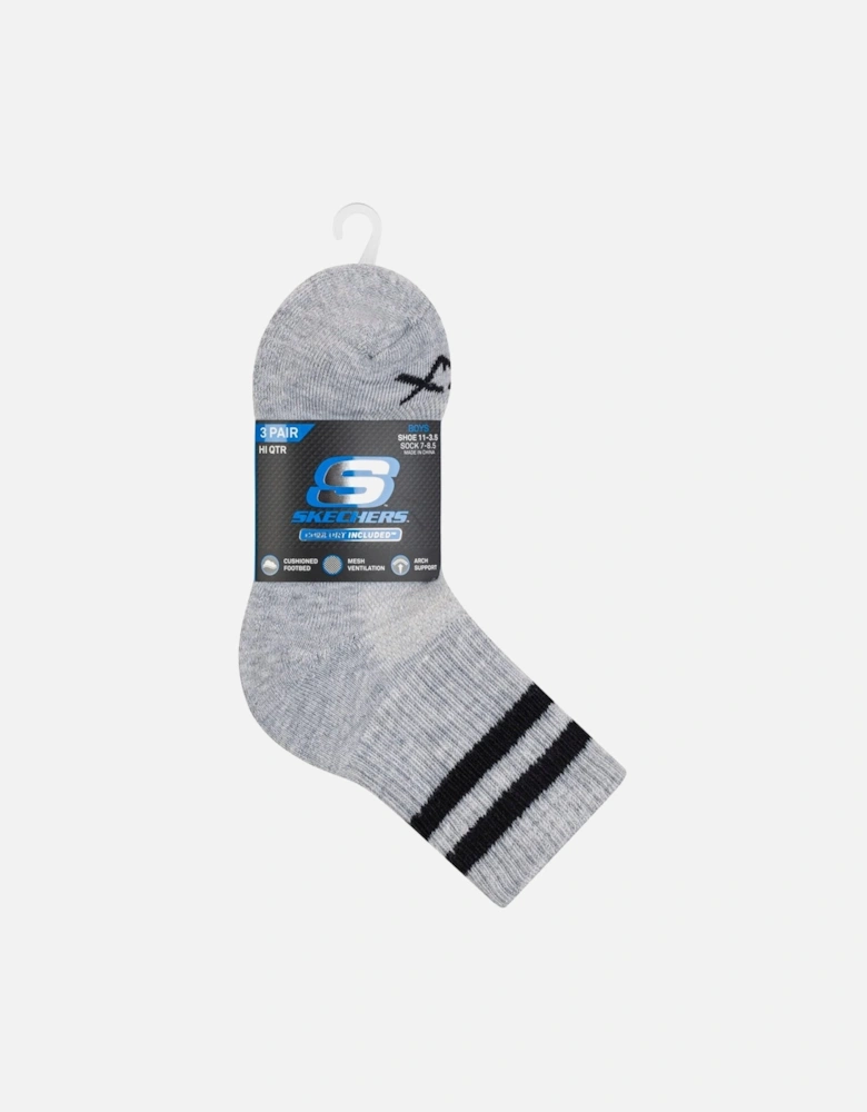 Juniors 3 Pack of Crew Socks