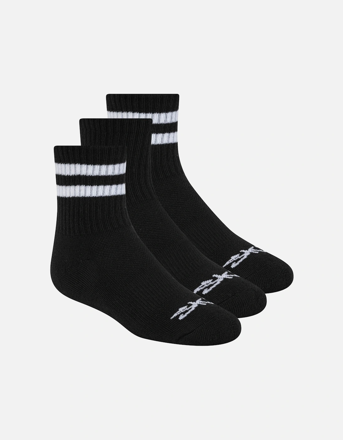 Juniors 3 Pack of Crew Socks, 3 of 2