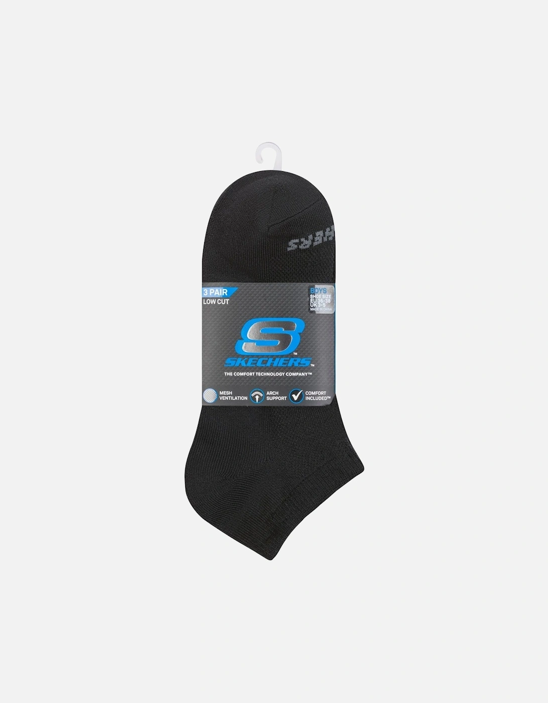 Juniors 3 Pack of Low Cut Socks