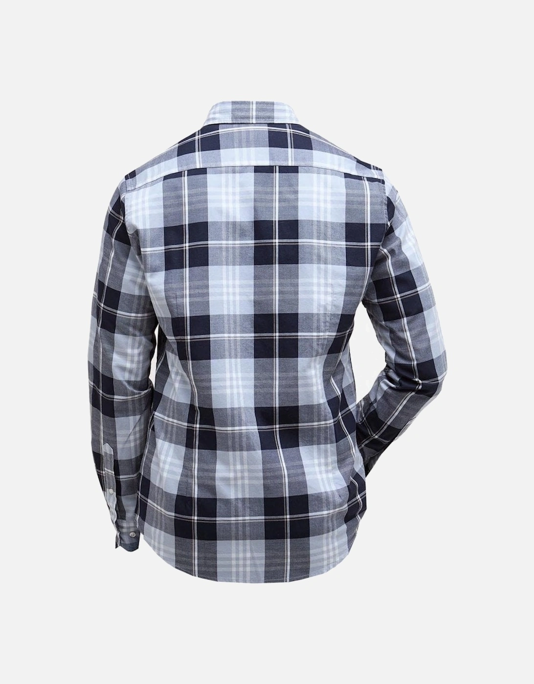 Men's Blue Check  Edgar Tailored Shirt