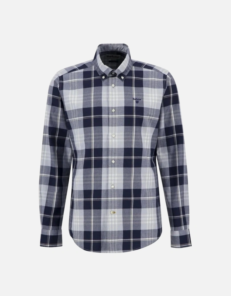 Men's Blue Check  Edgar Tailored Shirt