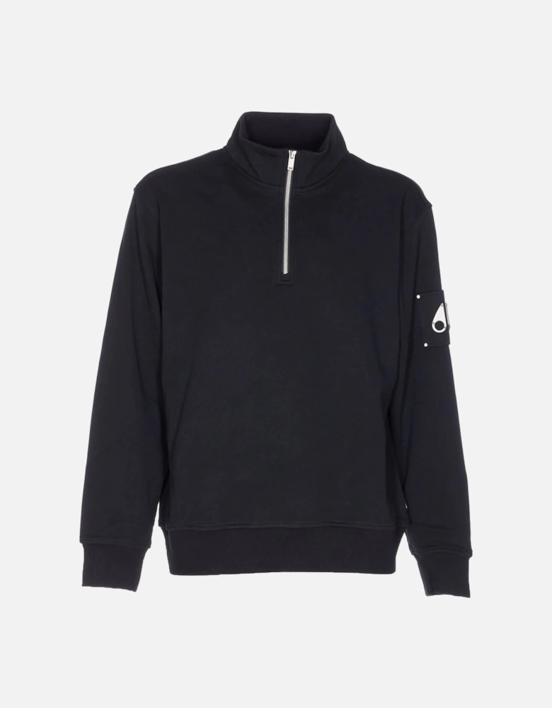Hartsfield 1/4 Zip Sweatshirt Black