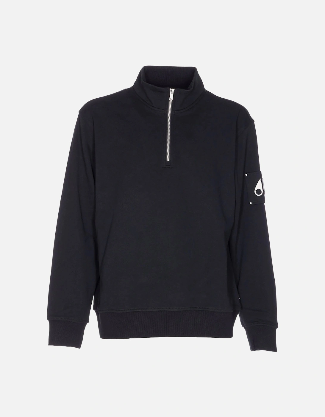 Hartsfield 1/4 Zip Sweatshirt Black, 5 of 4