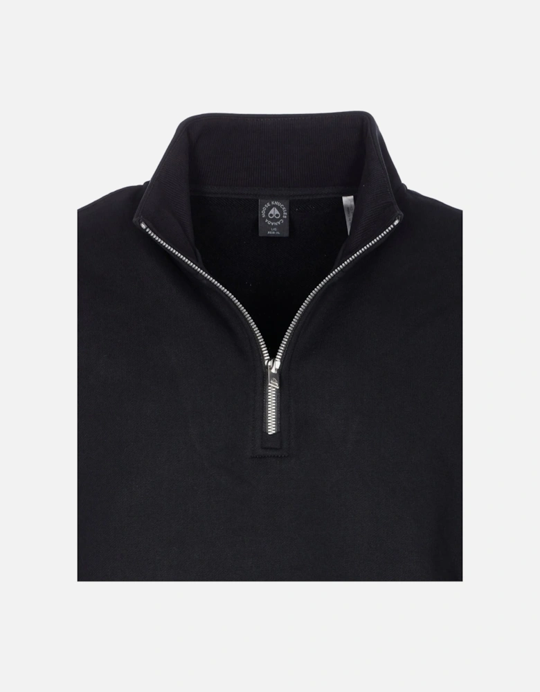 Hartsfield 1/4 Zip Sweatshirt Black