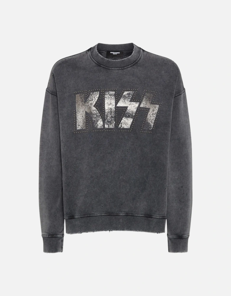 Kiss Sweatshirt Grey