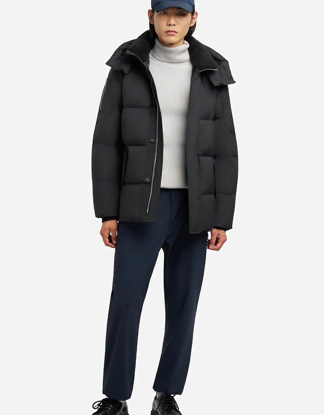 Everest 3Q Down Coat Black