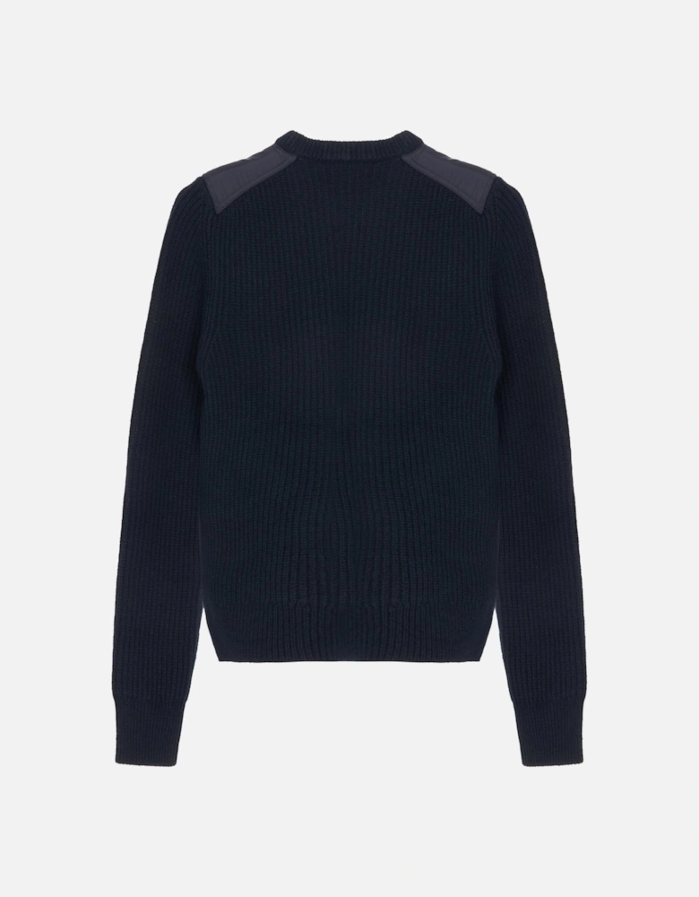 Kids Pocket Detail Sweater Navy