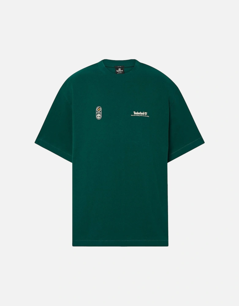 Graphic Cotton T-shirt Green