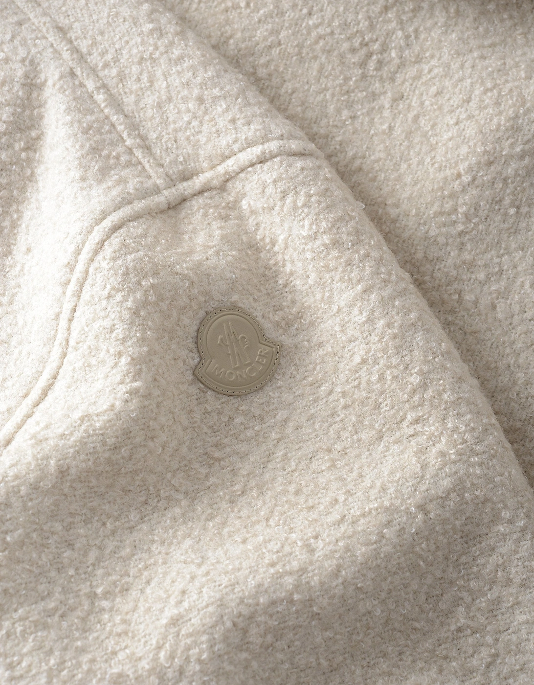 Womens Zip Overshirt Beige