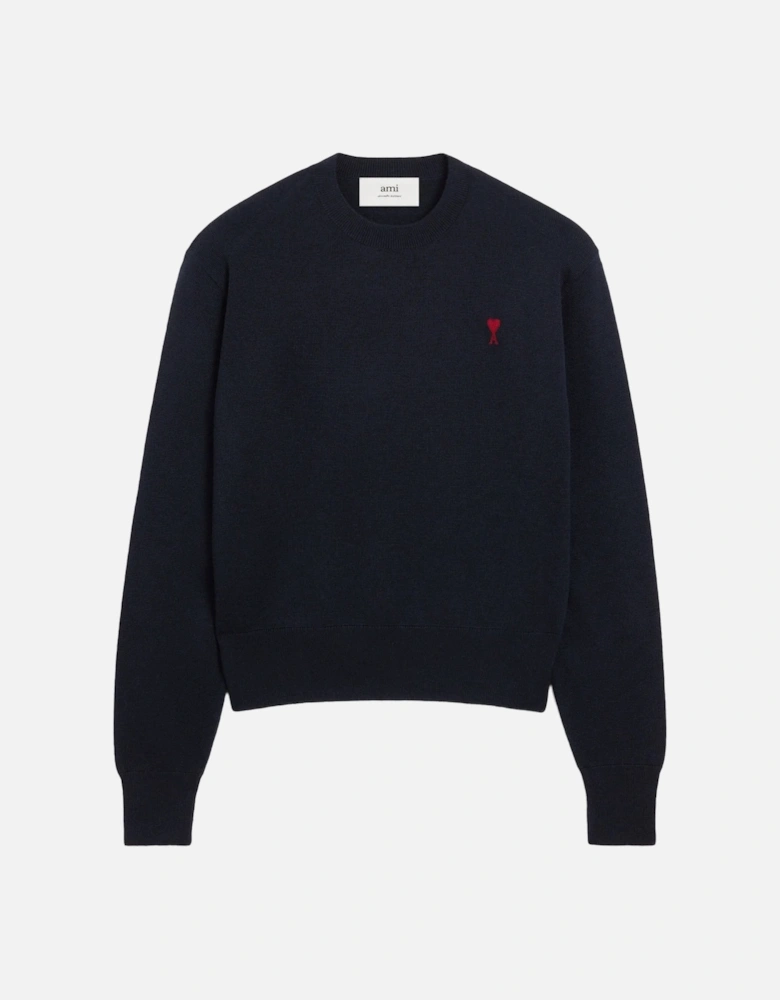 Ami De Coeur Crewneck Sweater Navy