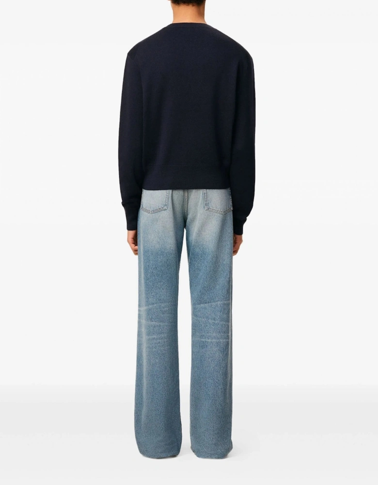 Ami De Coeur Crewneck Sweater Navy