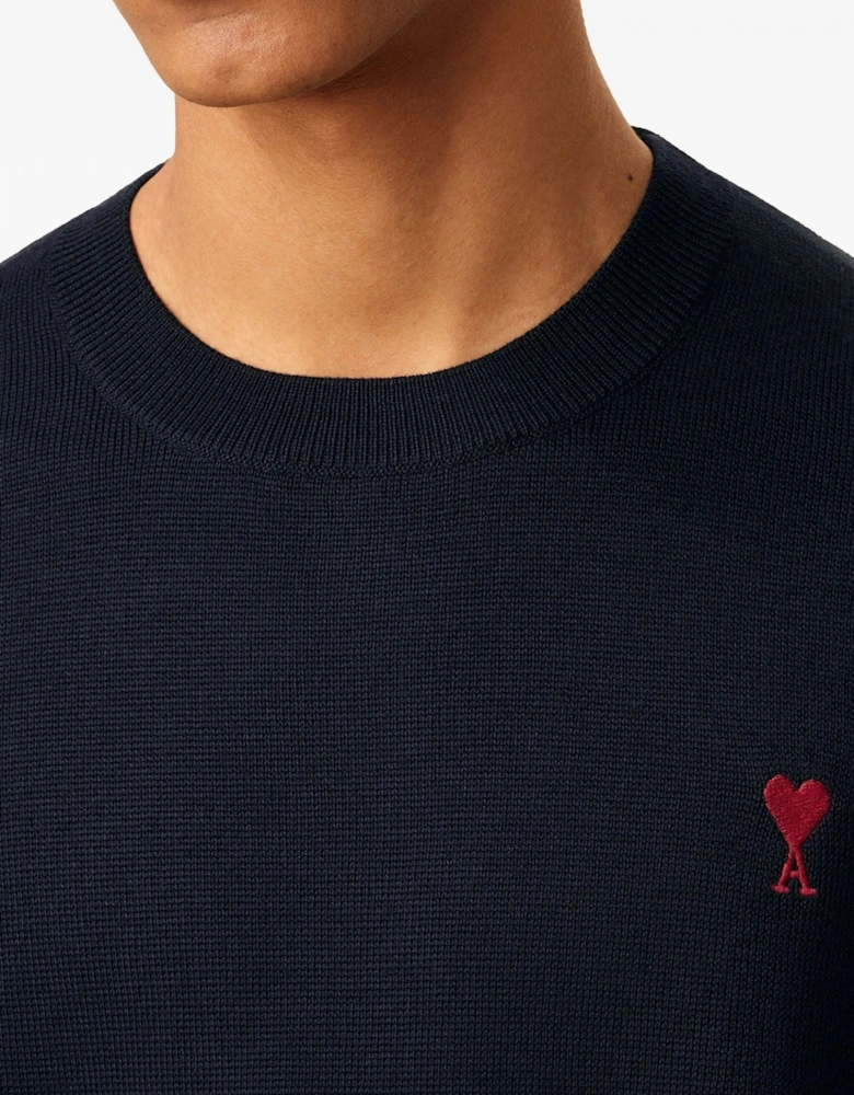 Ami De Coeur Crewneck Sweater Navy