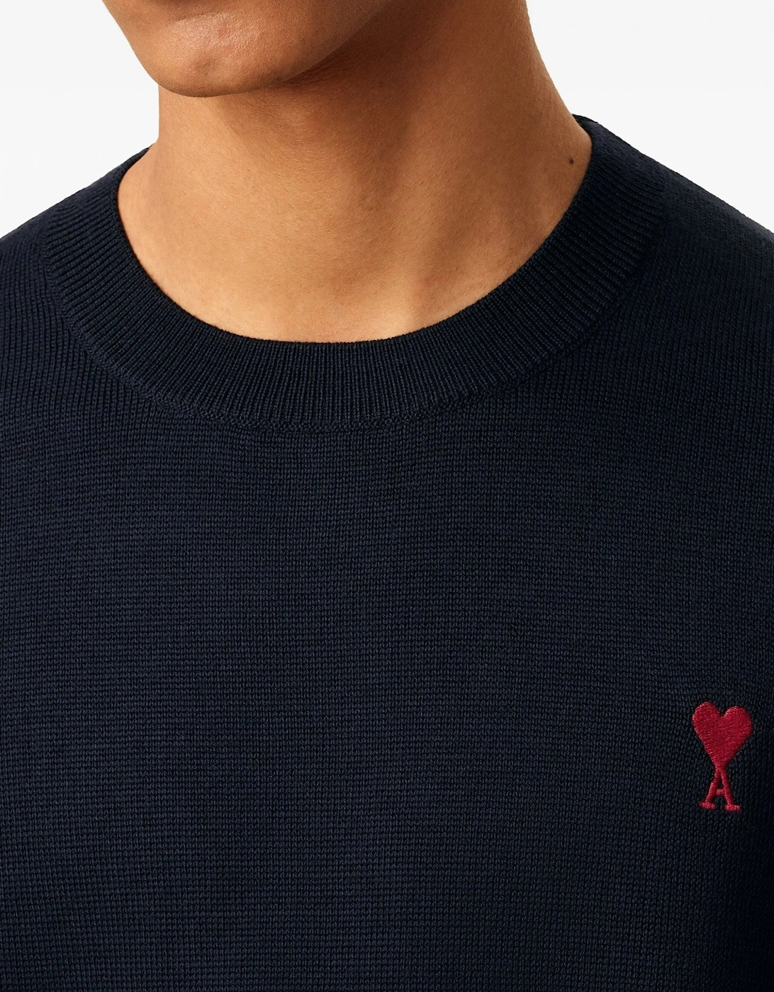 Ami De Coeur Crewneck Sweater Navy