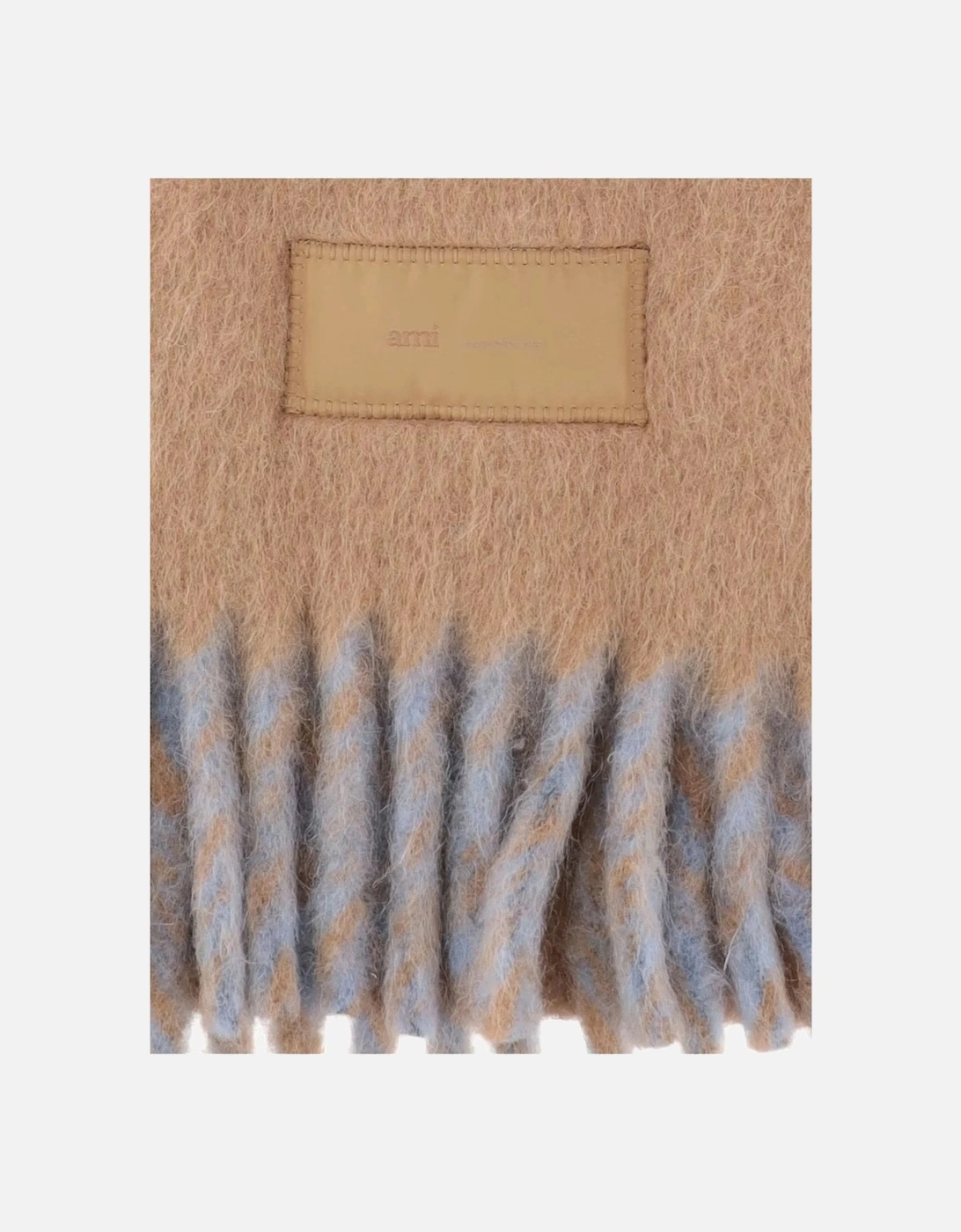 Bicolour Double Face Scarf Beige