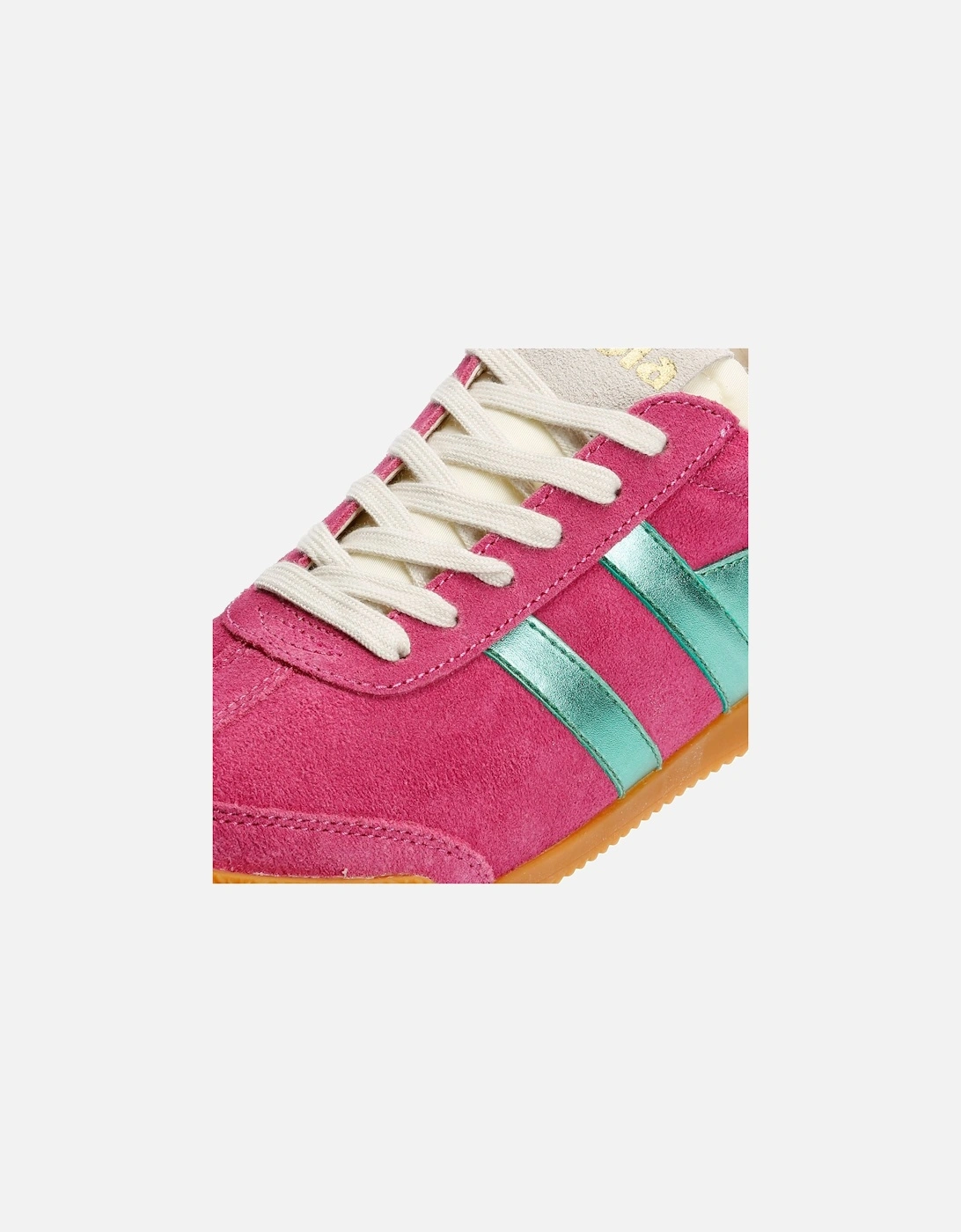 Elan Glitz Suede Women's Fuchsia/Emerald/Black Trainers