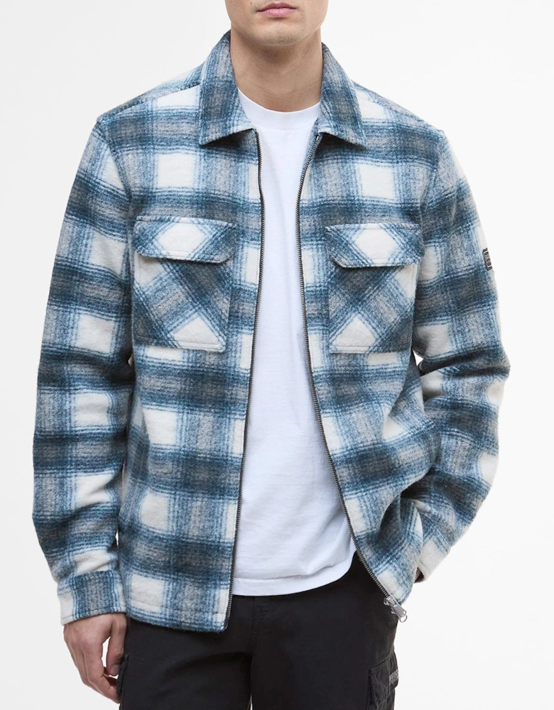 Clayton Fleece Check Overshirt