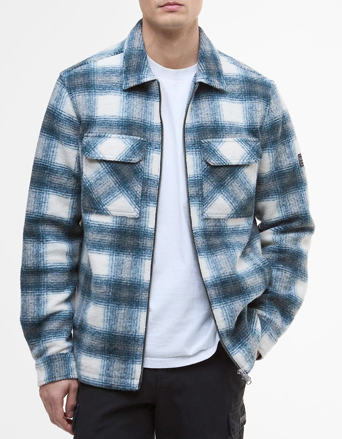 Clayton Fleece Check Overshirt