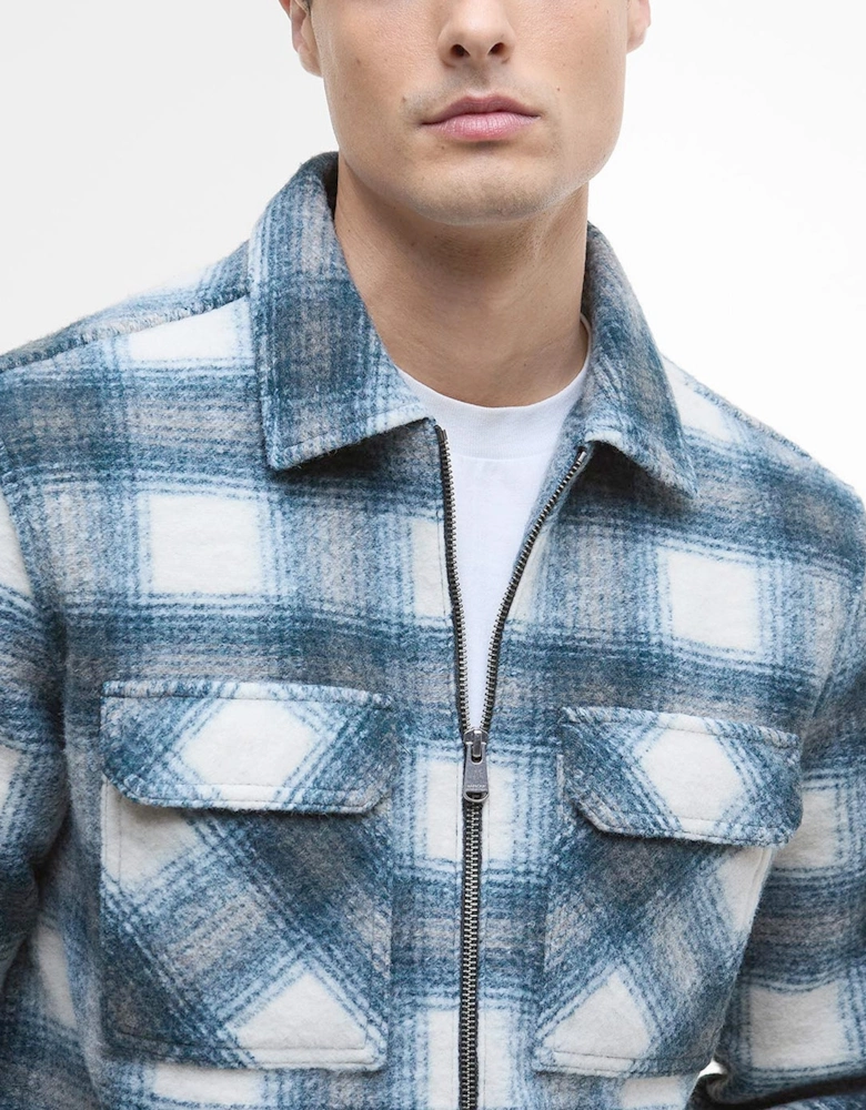 Clayton Fleece Check Overshirt