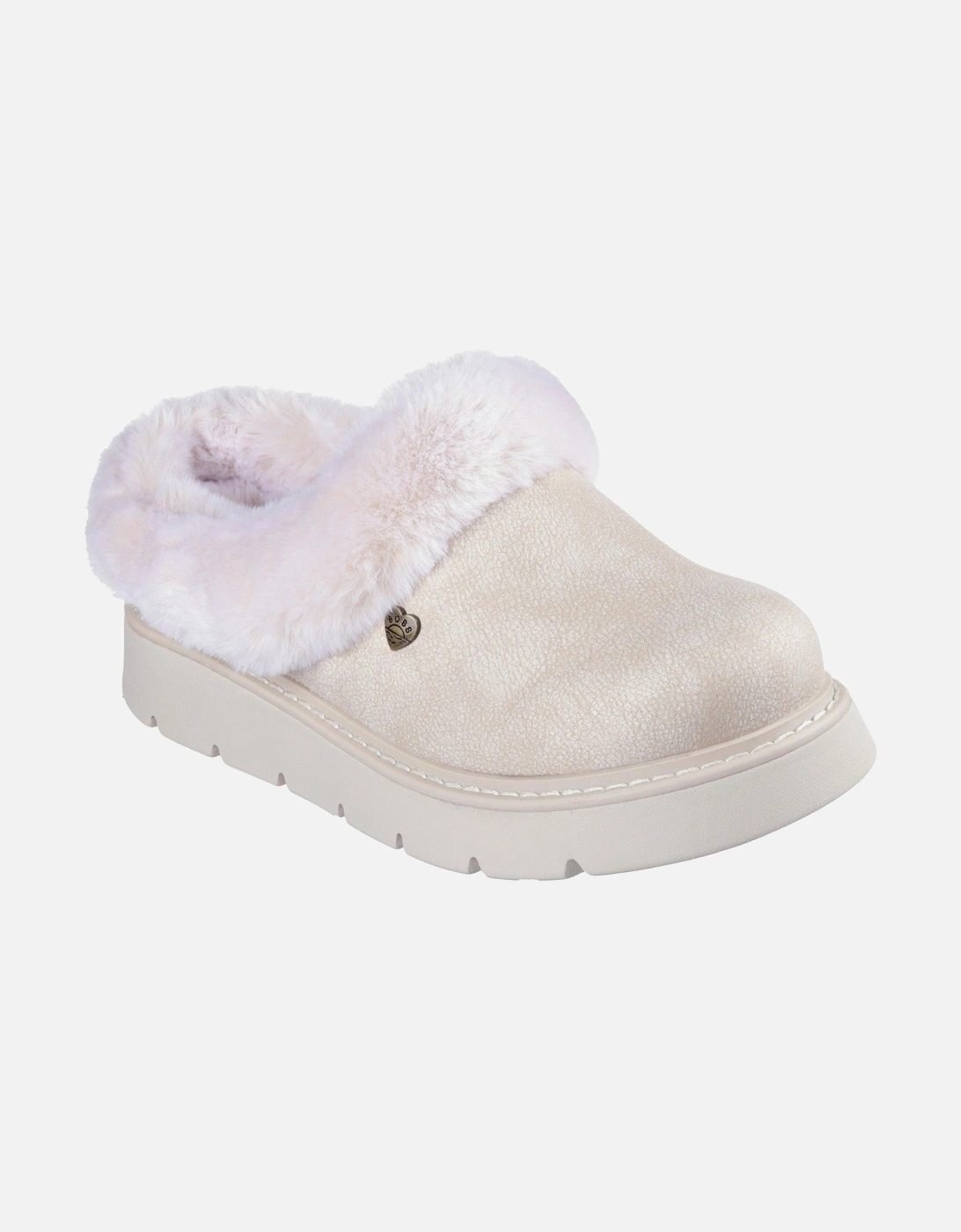 Skechers Women's Skechers Womens Bob Keepsakes Lite Slip On Memory Foam Slipper - White