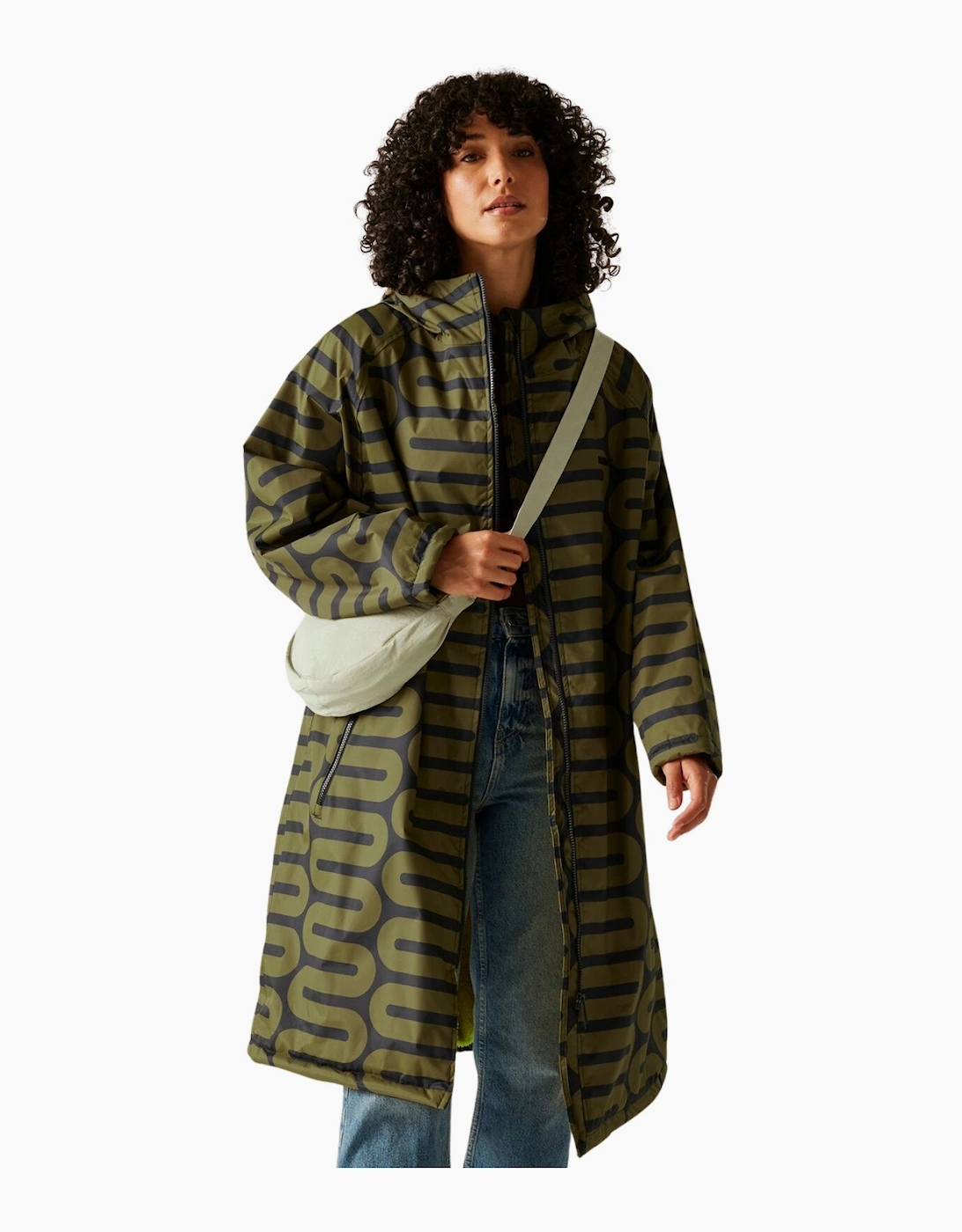 Regatta Womens Orla Kiely Waterproof Fleece Lined Changing Robe, 2 of 1