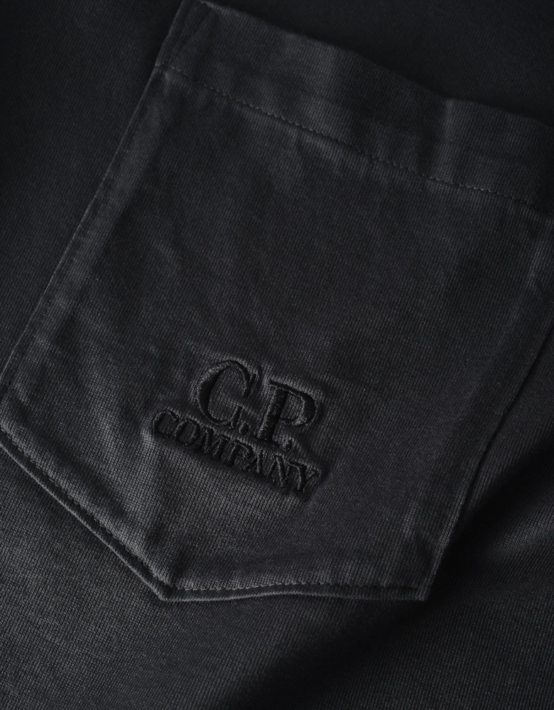 MERCERIZED LS POCKET T SHIRT