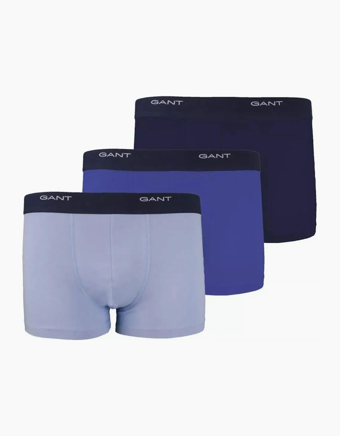 Gant Men's Blue 3-Pack Core Logo Boxer Trunks, /Navy  35/34/32 L