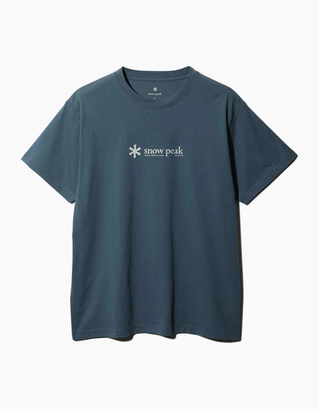 Snowpeak Men's Navy Snow Peak Soft Cotton Logo Short Sleeve T-Shirt  40 Large