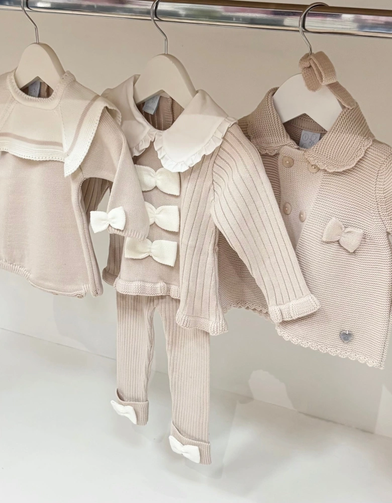 Girls Sand Knit Cardigan