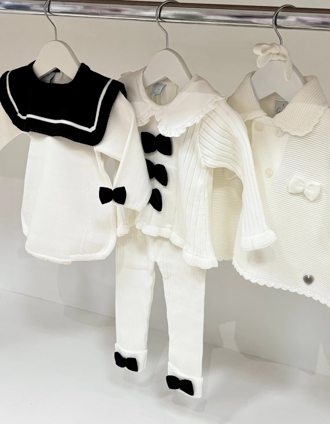 Girls Cream Knit Cardigan