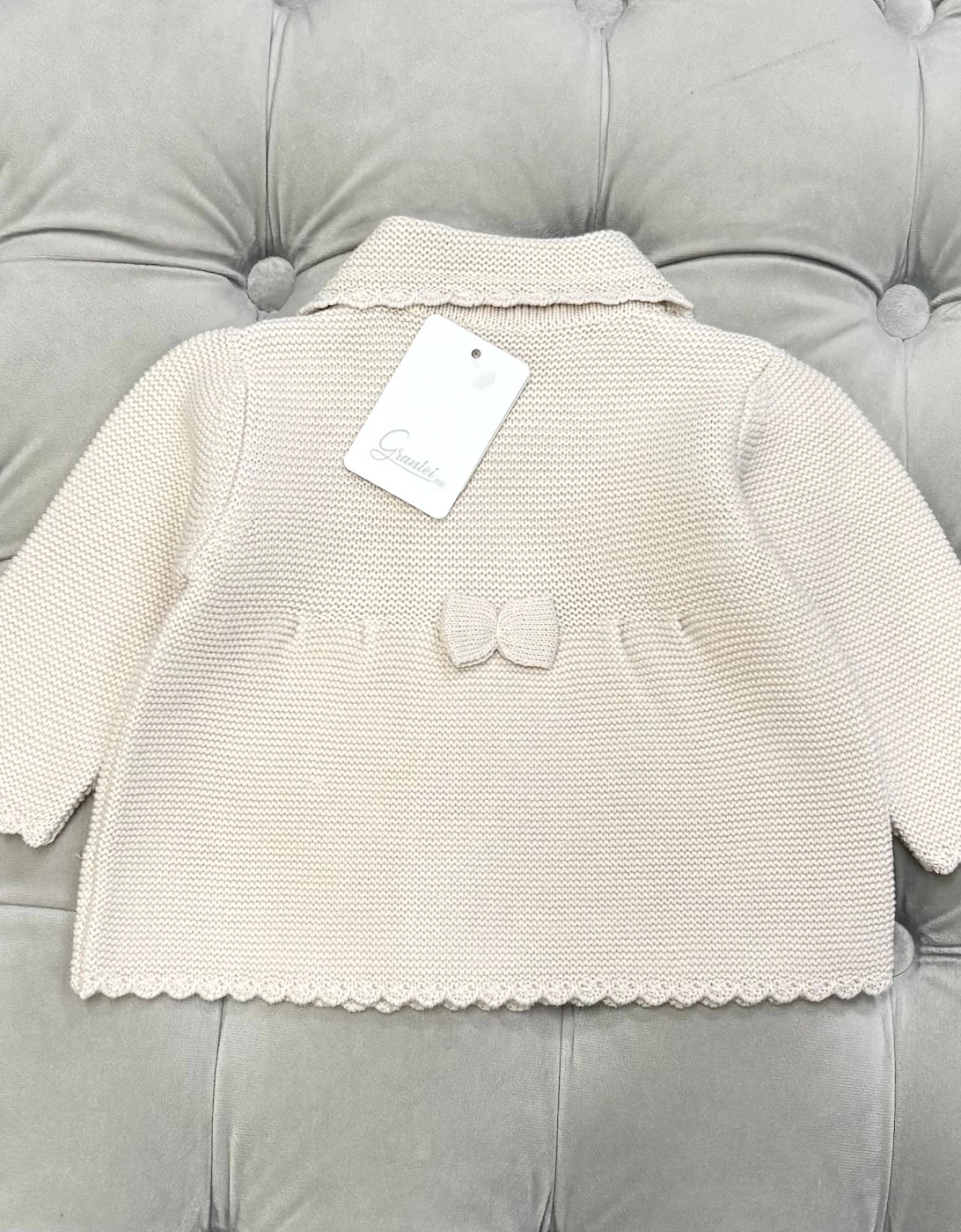 Girls Sand Knit Cardigan
