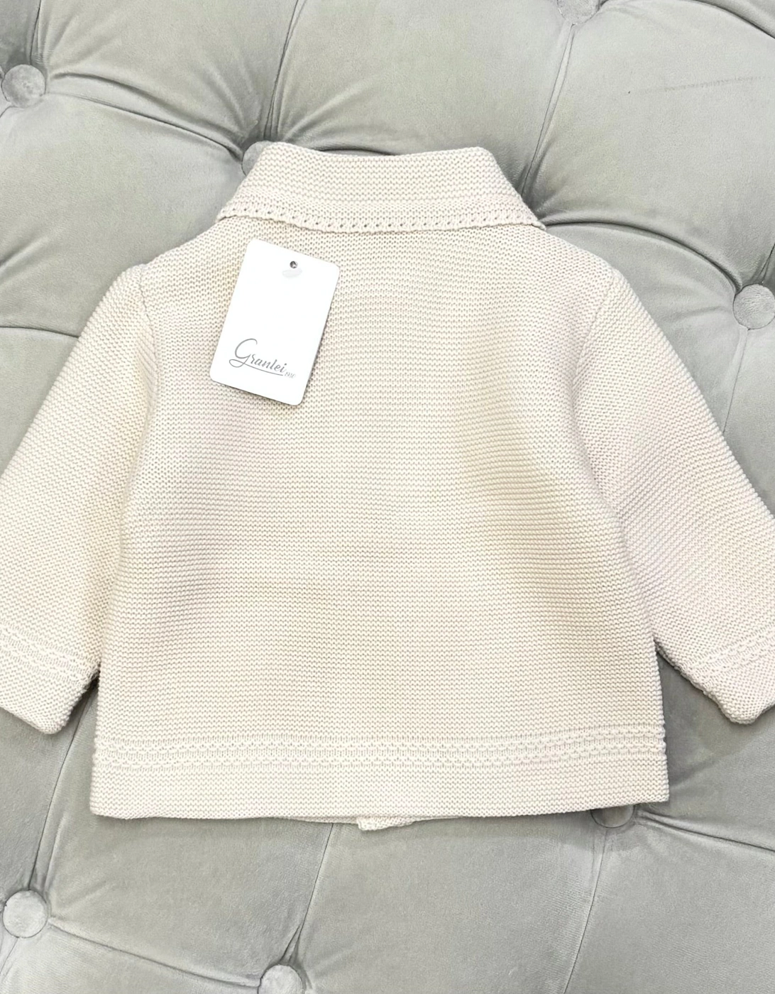 Boys Sand Knit Cardigan