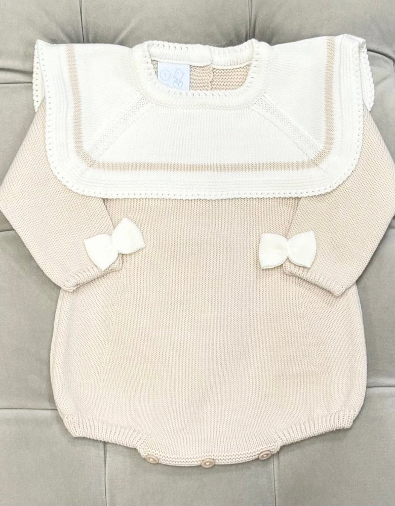 Girls Sand Knit Cardigan