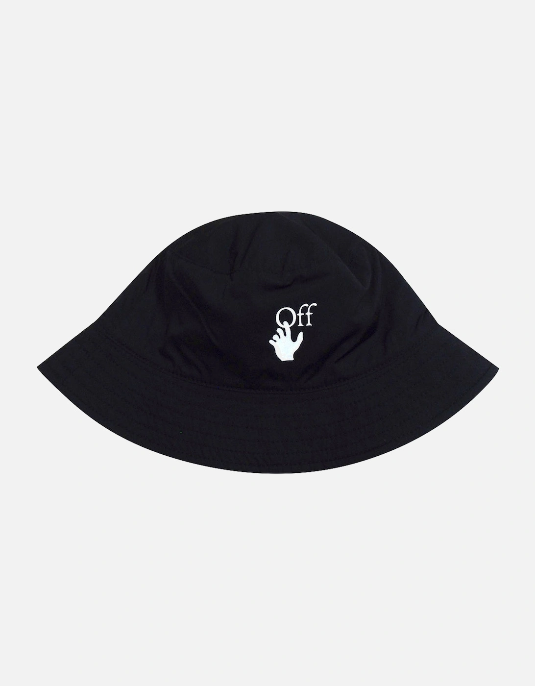 Off Hand Logo Black Reversible Bucket Hat, 2 of 1