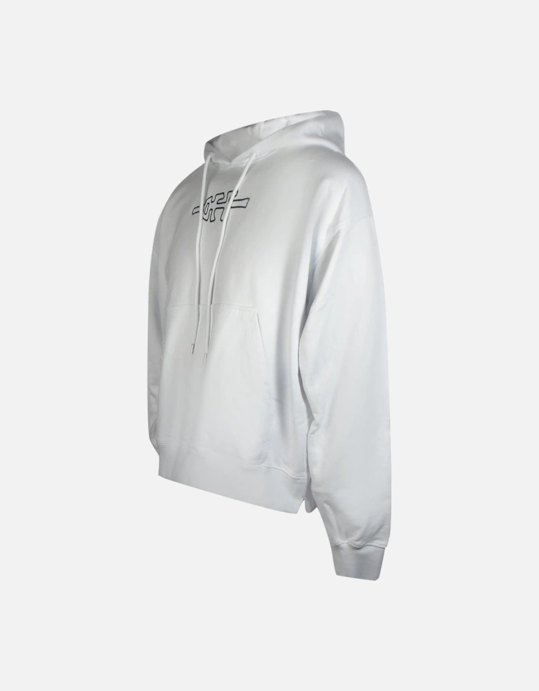 Off Line Skate Hoodie White