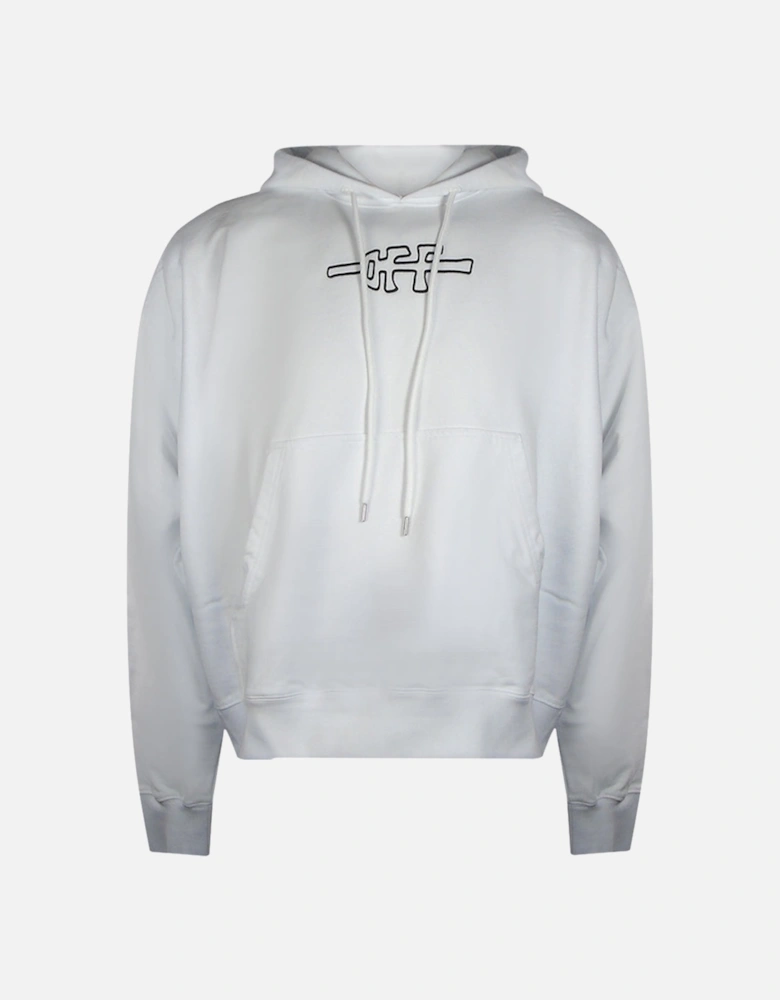 Off Line Skate Hoodie White