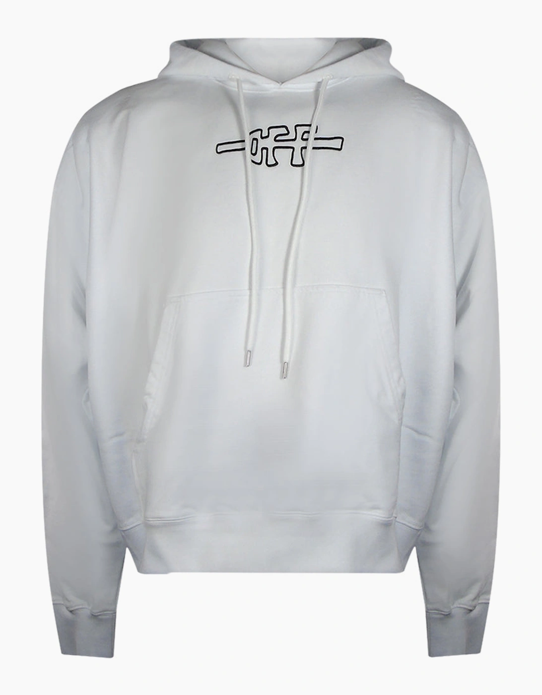 Men's Off-White Off Line Skate Hoodie White - Size: 38