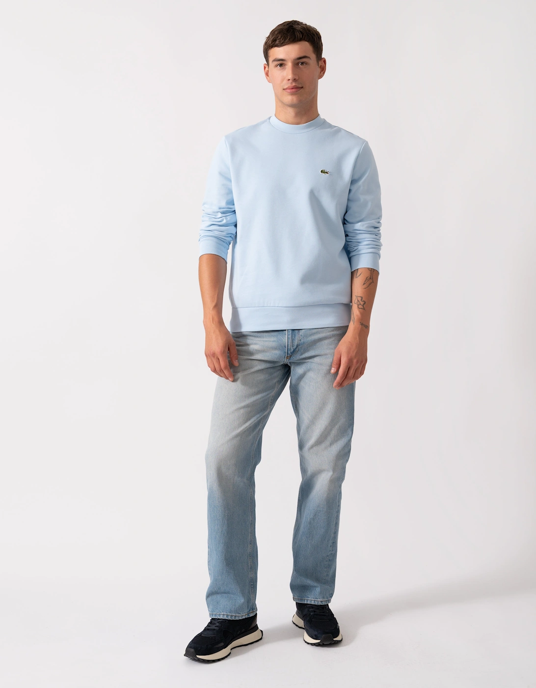 Mens Crew Neck Fleece Sweatshirt - Rill T01