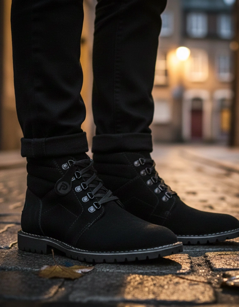 TROOPER Mens Desert Boots Black