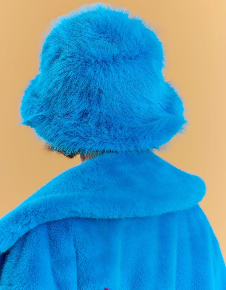 Blue Eco Bamboo Bucket Hat